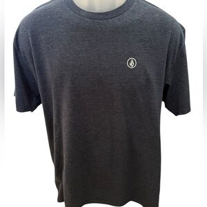 Volcom Stone Logo Blue Tee Shirt Men L Large